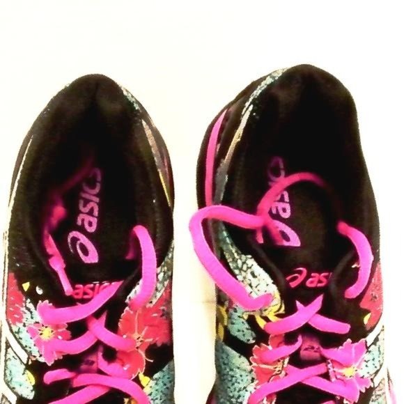 Asics woman's gel kayano 23 black silver pink size 6.5 us - Picture 3 of 6